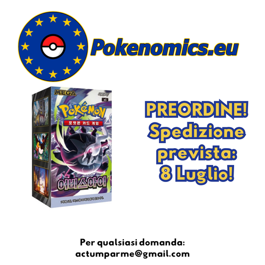 Abyss Eye, Korean Pokemon Booster Box MEGA ME5 (PREORDINE)