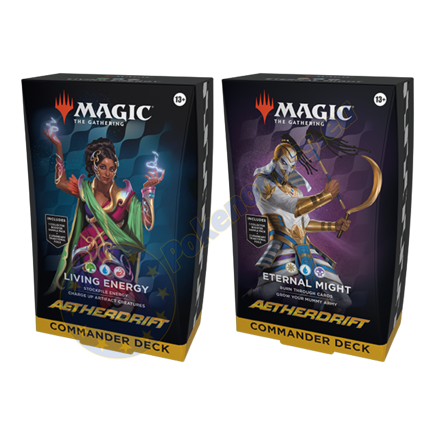 Magic: The Gathering - Aetherdrift Commander Deck Set - Living Energy, Eternal Might