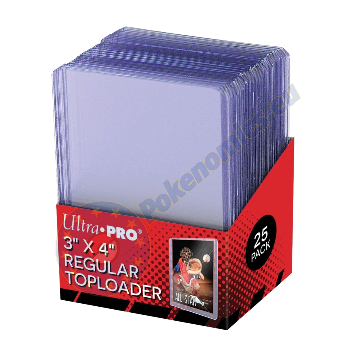 3" x 4" Clear Regular TOPLOADER® Sleeves (25pc.), ULTRA PRO