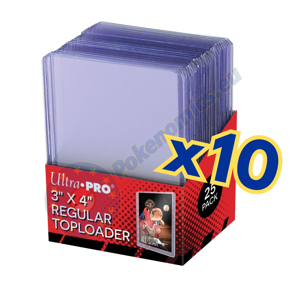 3" x 4" Clear Regular TOPLOADER® Sleeves (25pc.), ULTRA PRO